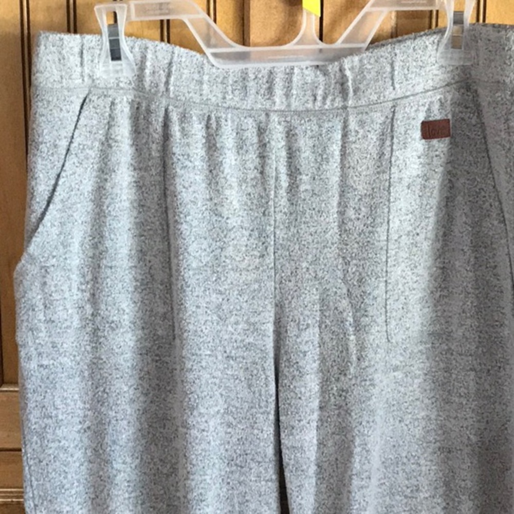 Peace Love World lounge pants grey/black space dye
